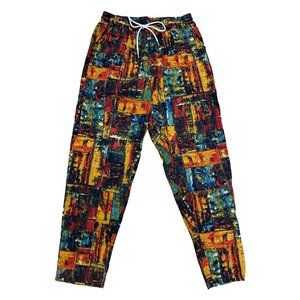 NWOT Vintage Cotton Patterns Lose Pants Casual Women's Pants